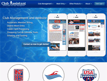 Tablet Screenshot of clubassistant.com